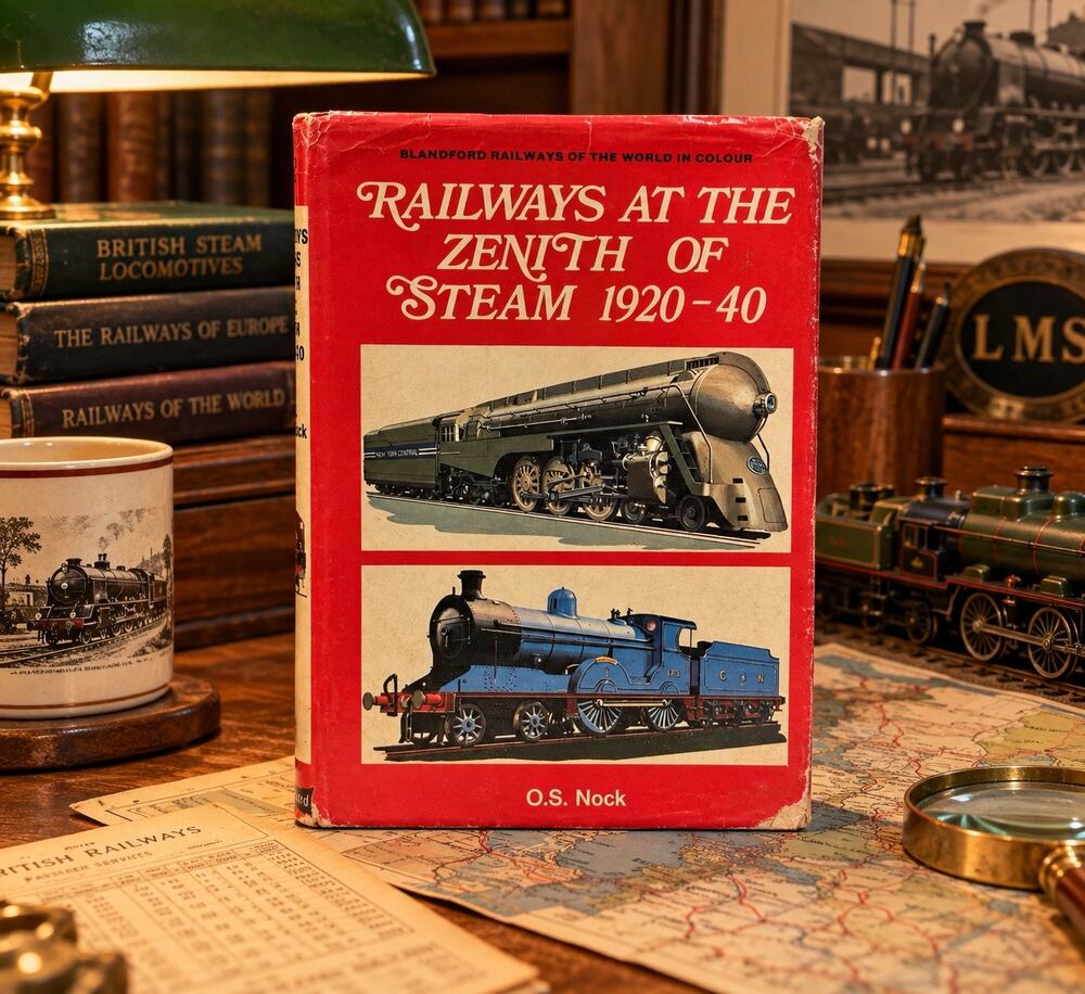 1970 Railways at the Zenith of Steam 1920-40 O.S. Nock 1st Edition HC DJ